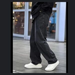 LRG Vintage Y2K Embroidered Straight Jeans W38 Black